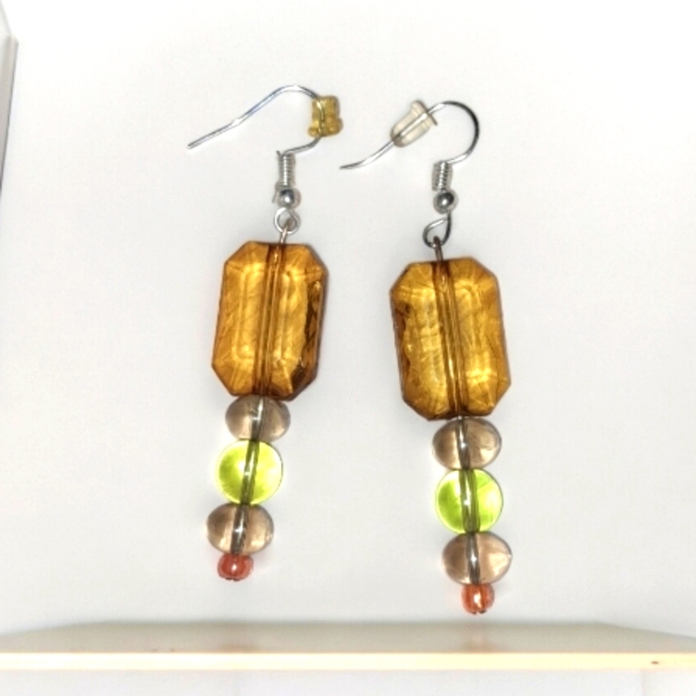 Handmade beaded earrings